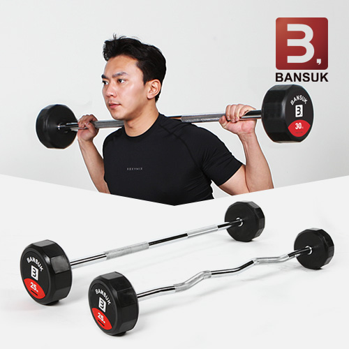 12각 고정바벨 직선바 고정바벨 컬바